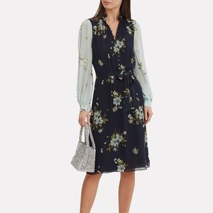Joie long sleeve floral dress